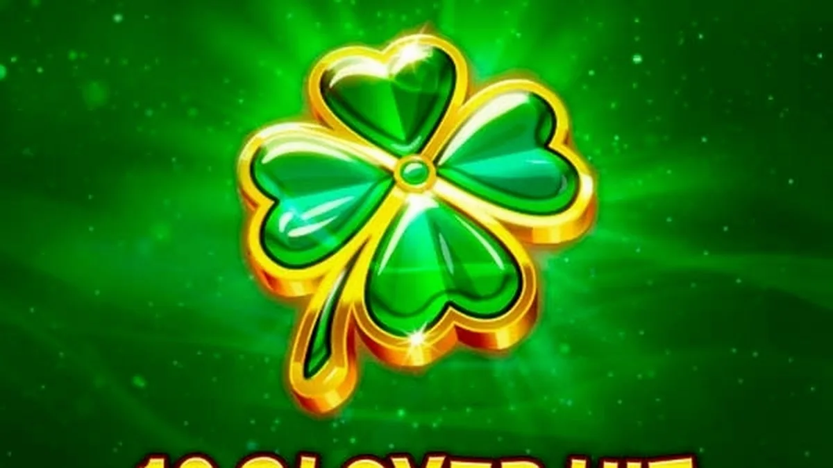 Interface do jogo 10 Clover Hit com símbolos de frutas e trevos