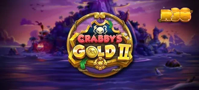 Interface do jogo de slot Crabby’s Gold II com tema pirata